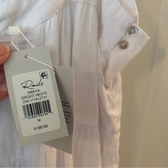 NWT rails white tank dress medium - Picture 7 of 8